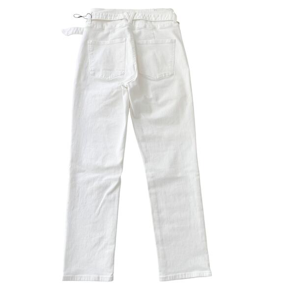 Veronica Beard Logan Slim Straight Jeans White - Picture 6 of 10